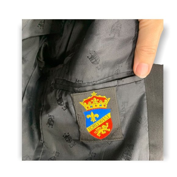 Vintage Y2K Lord West Faux Fur Trim Blazer Medium - Picture 3 of 8